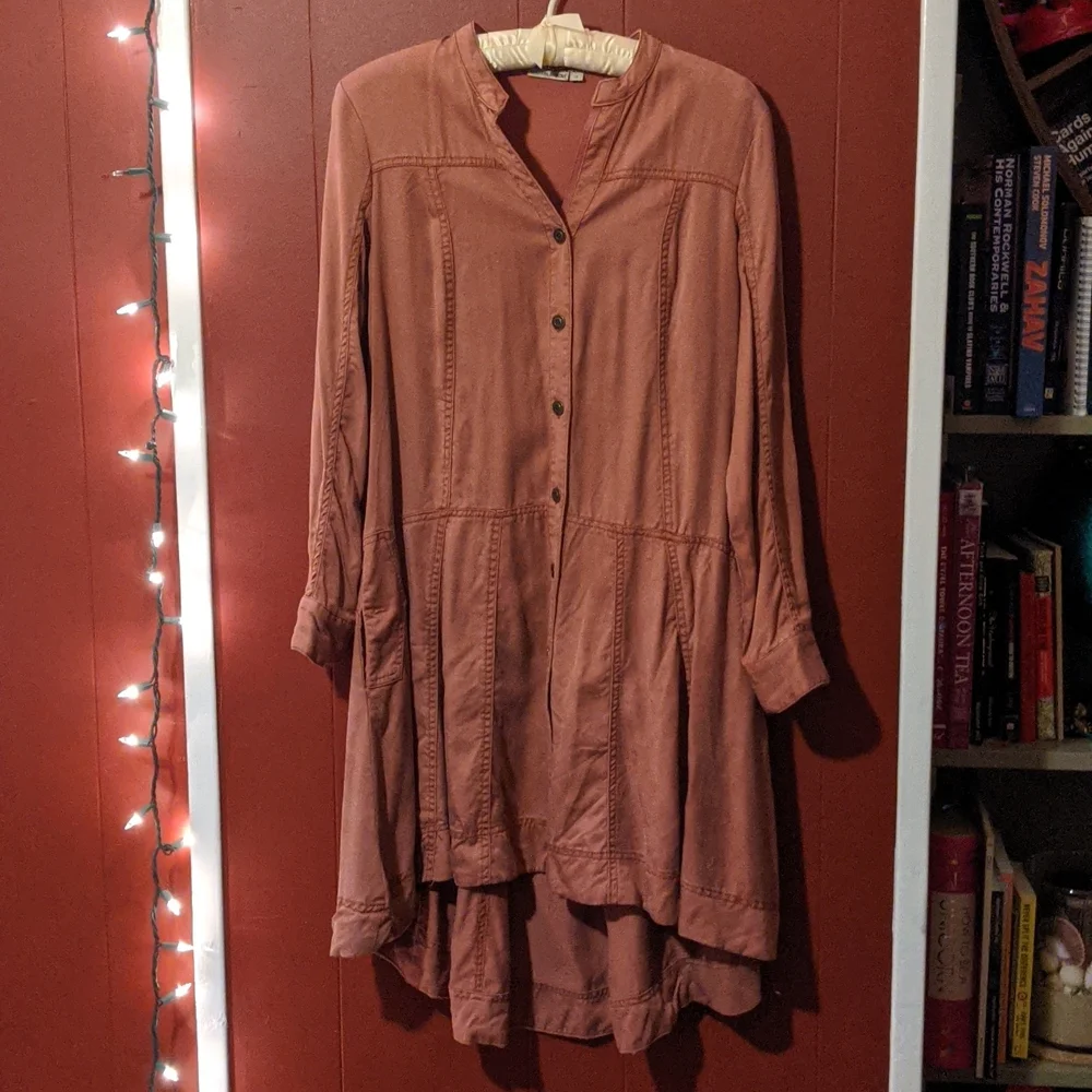 🫰🏼 Anthropologie Holding Horses 'Mariona' Shirtdress Shacket - Picture 3 of 10